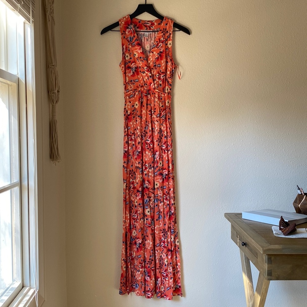 Nursing & Bump Friendly Maxi Floral Dress